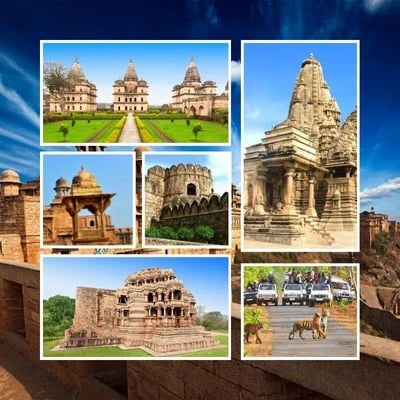 Khajuraho Panna National Park  Orchha Jhansi Gwalior Tour Package