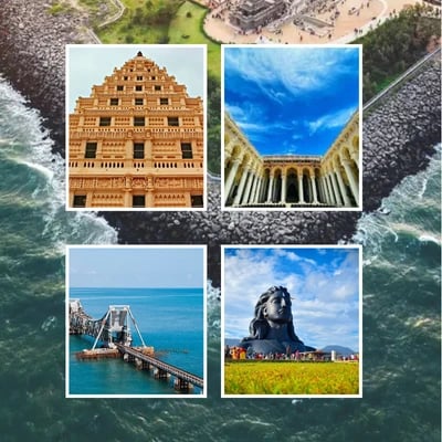 Madurai Kanyakumari Rameshwaram Thanjavur Package