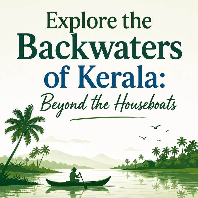 Explore the Backwaters of Kerala: Beyond the Houseboats