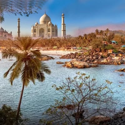Taj Mahal With Goa Tour Package