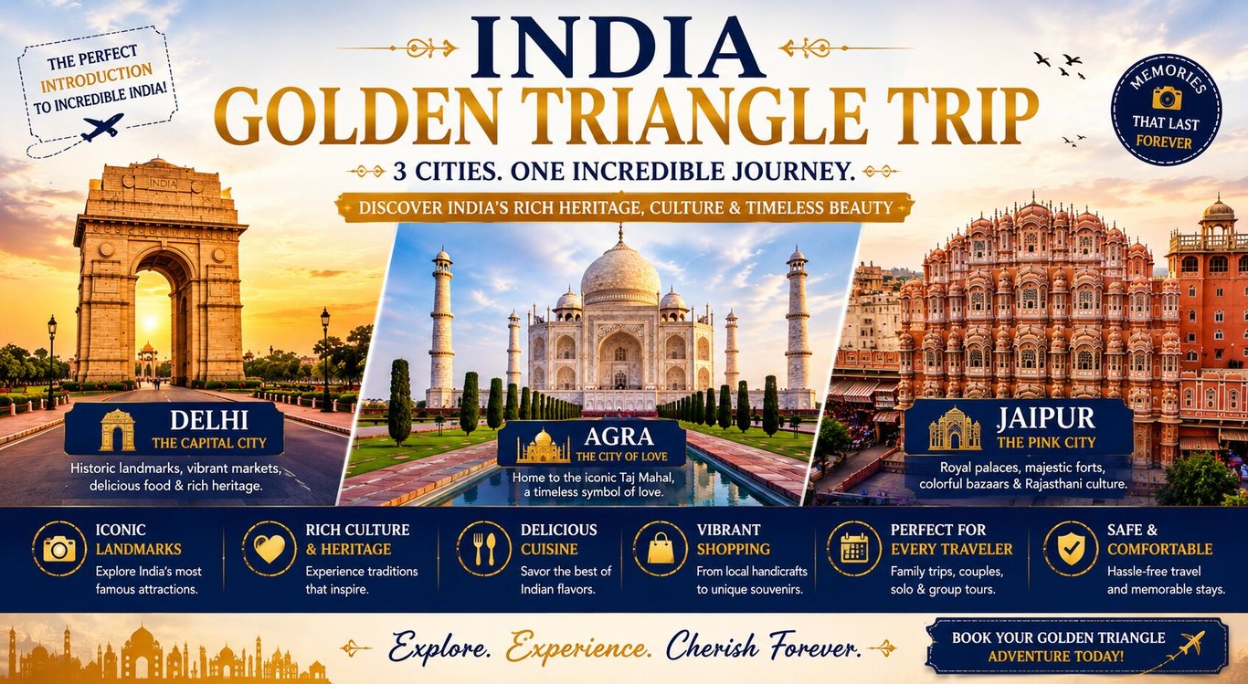 The Ultimate Guide to India’s Golden Triangle Trip for First-Time Visitors