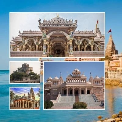 Ahmedabad Jamnagar Dwarka Porbandar Somnath Sasan Gir Tour Package