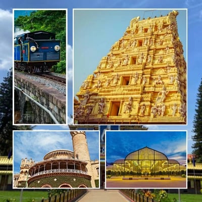 Bangalore Mysore Ooty Kodaikanal Package